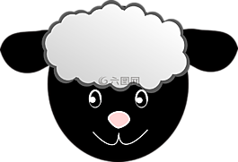 羊,頭,快樂