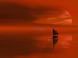 海,自然,天空