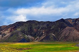 冰島,山,景觀