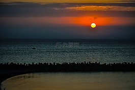 海洋,海岸,cloudscape的