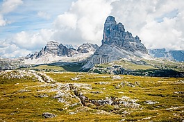 山,高原,云