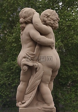 天使,小天使,石