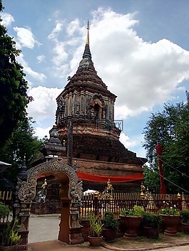 寺,修道院,泰國