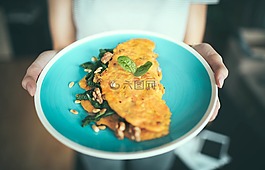 板,雞蛋,煎蛋卷