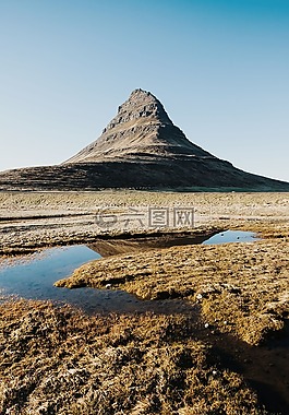 草,山,谷
