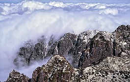 山,云,屋久島