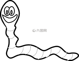 蠕蟲,微笑,動(dòng)物