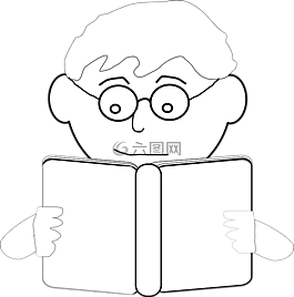 男孩,閱讀,bpok