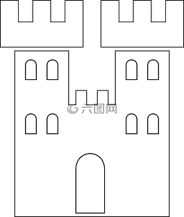 城堡,塔,木材
