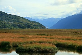 阿拉斯加州,冻土带,山