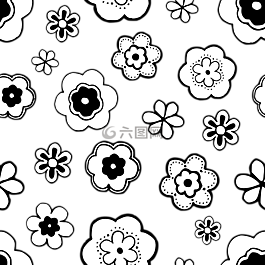 鮮花,模式,無縫