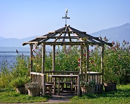 凉亭,鲍尔,花园亭