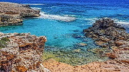 巖質(zhì)海岸,環(huán)礁湖,平靜