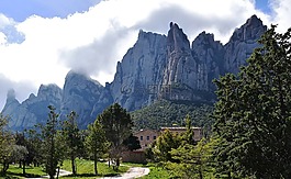 蒙特塞拉特,山,加泰羅尼亞