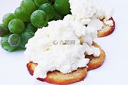凝乳,奶酪,三明治