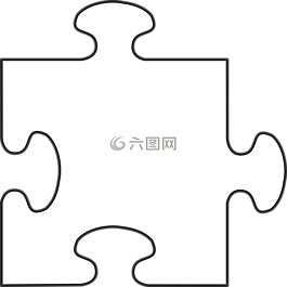 拼圖,白,空白