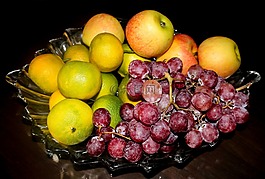 水果,葡萄,蘋果