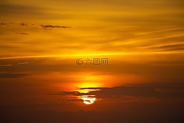 太阳,日落,大自然日落