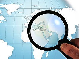 放大鏡,環(huán)球,世界