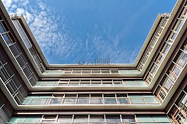 架構(gòu),摩天樓,玻璃幕墻