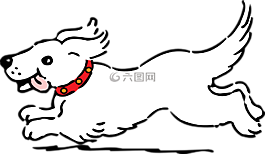 狗,運行,寵物