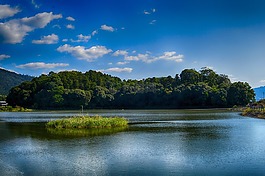 日本,湖,水