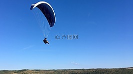 天空,降落傘,冒險(xiǎn)