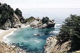 山,小山,巖