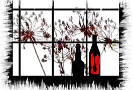 干花,分形,窗口