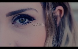 眼睛,婦女,女孩