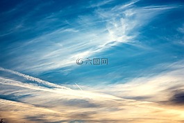 云,天空,日出