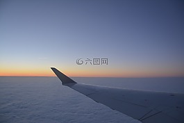 飛機,翅膀,飛行