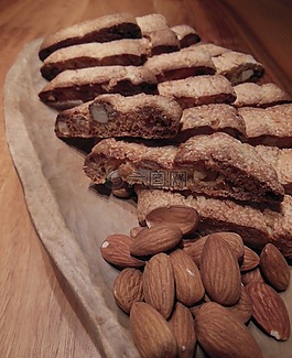 杏仁,cantuccini,美味