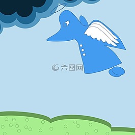 天使,神秘,藍(lán)色