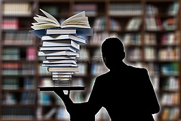 圖書,男子,人