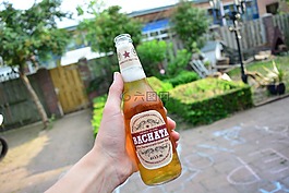 啤酒,喝,冷
