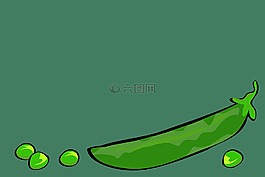 蔬菜,綠色,豌豆