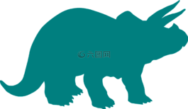 恐龍,牛角,動(dòng)物