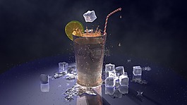 冰,冰茶,冰的多維數據集