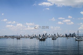 端口,海,海灘