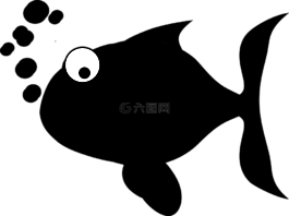 魚(yú),氣泡,側(cè)影