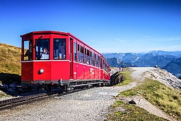 羊山,schafberg 铁路,高山