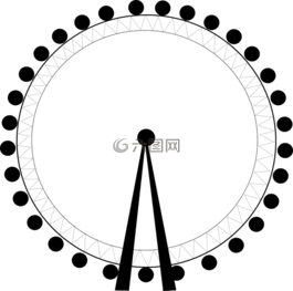 摩天輪,大輪子,抽象