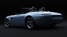 宝马 z8,车,三维渲染