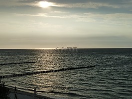 日落,波羅的海,nienhagen