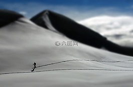 天空,云,沙漠