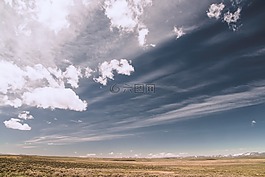 天空,云,沙漠