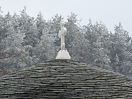 冬季,雪,教堂