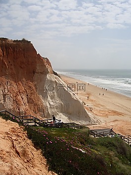 海灘,沙,海