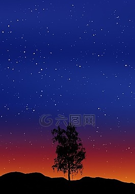 天空,星星,背景